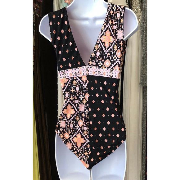 New Seafolly Inka Gypsy One Piece Swimsuit Size 6 - Picture 3 of 3